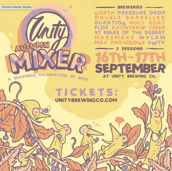 Unity Brewing Co. – Autumn Mixer Tickets