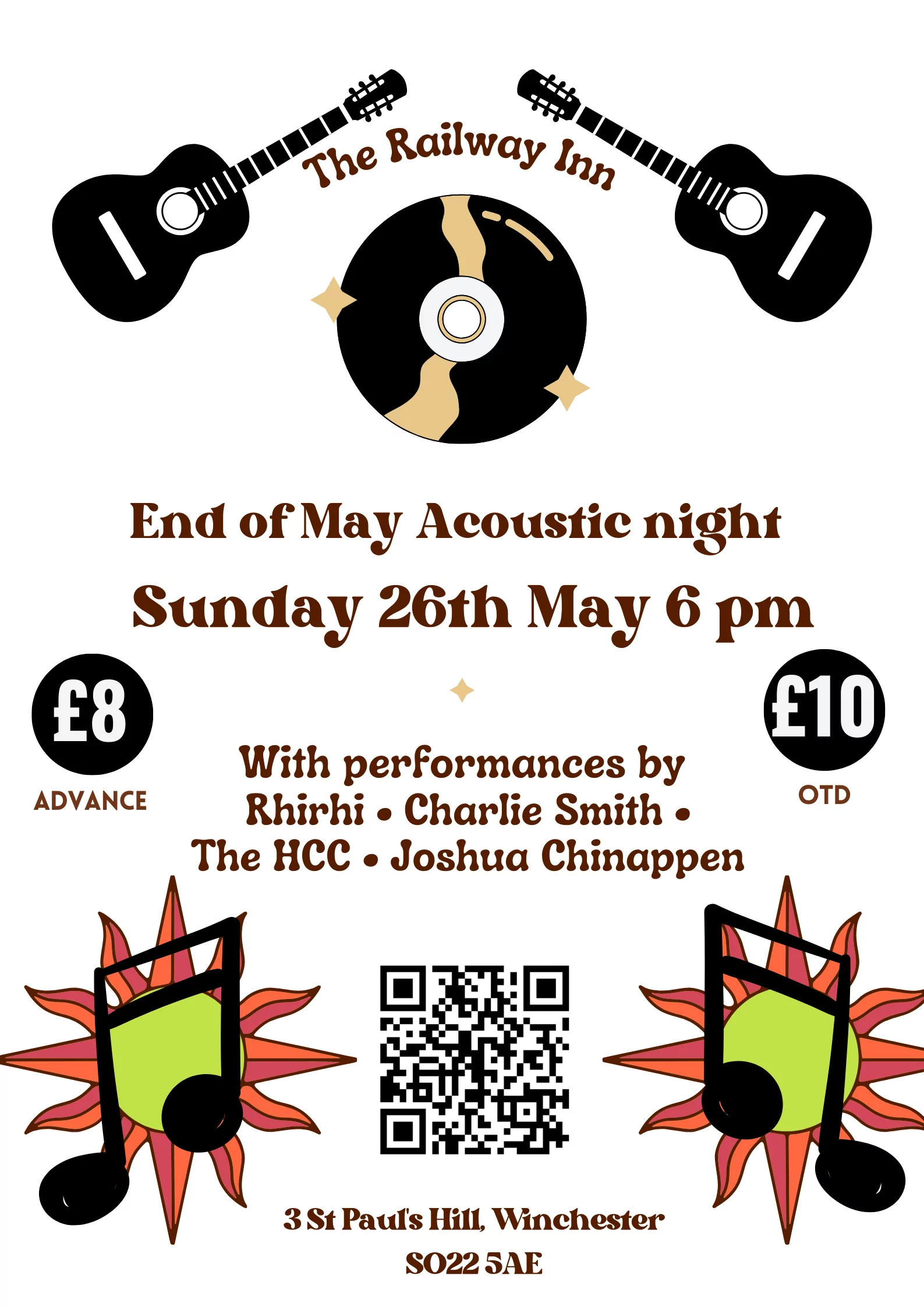 End of May Acoustic Night – The Rail Way Inn